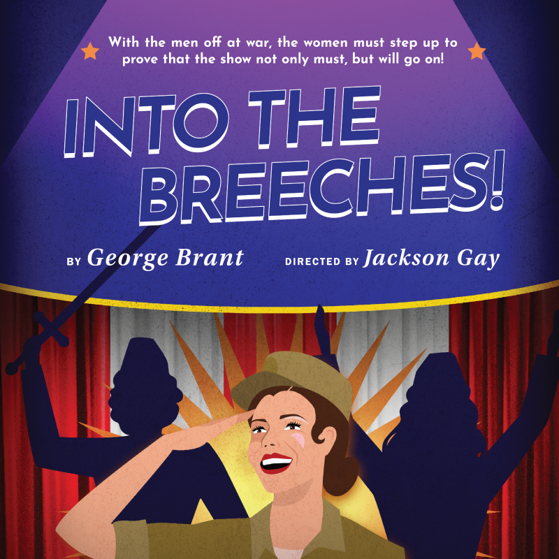 Cast Set for INTO THE BREECHES at Gulfshore Playhouse 